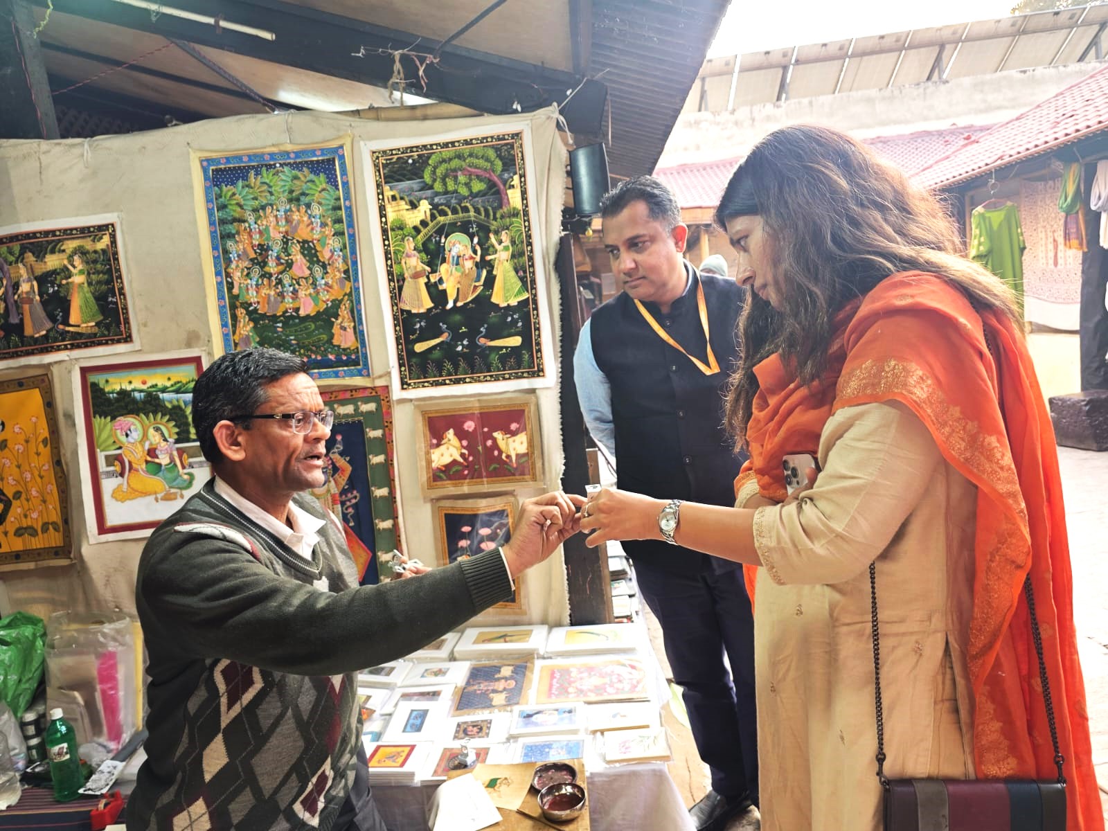 VIP Visit at National Crafts Museum